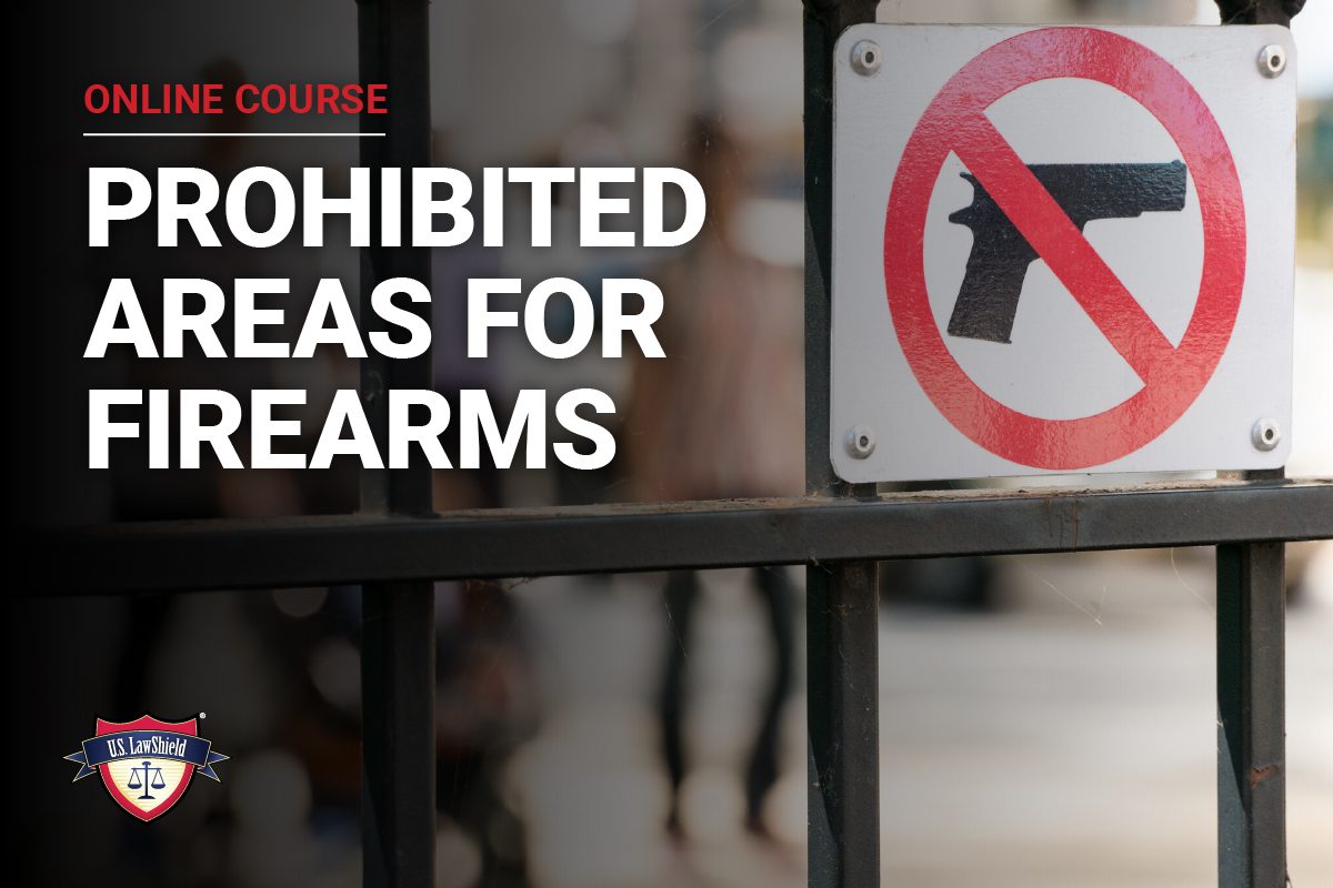 Prohibited Areas for Firearms