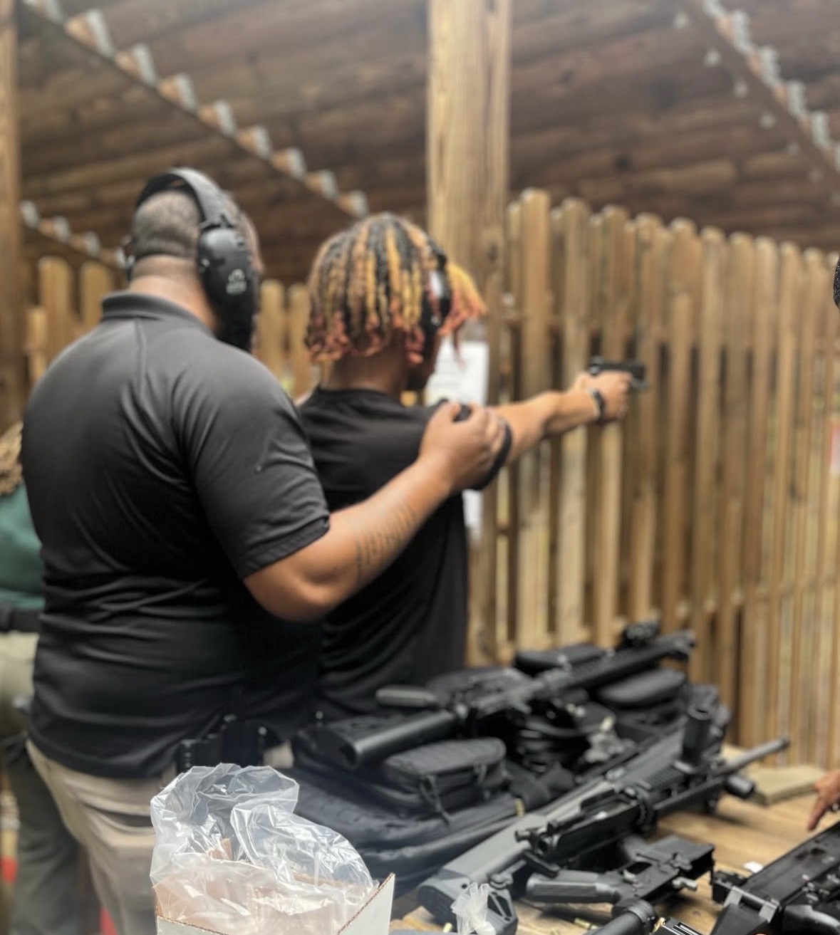 Live-fire coaching at the SEP range
